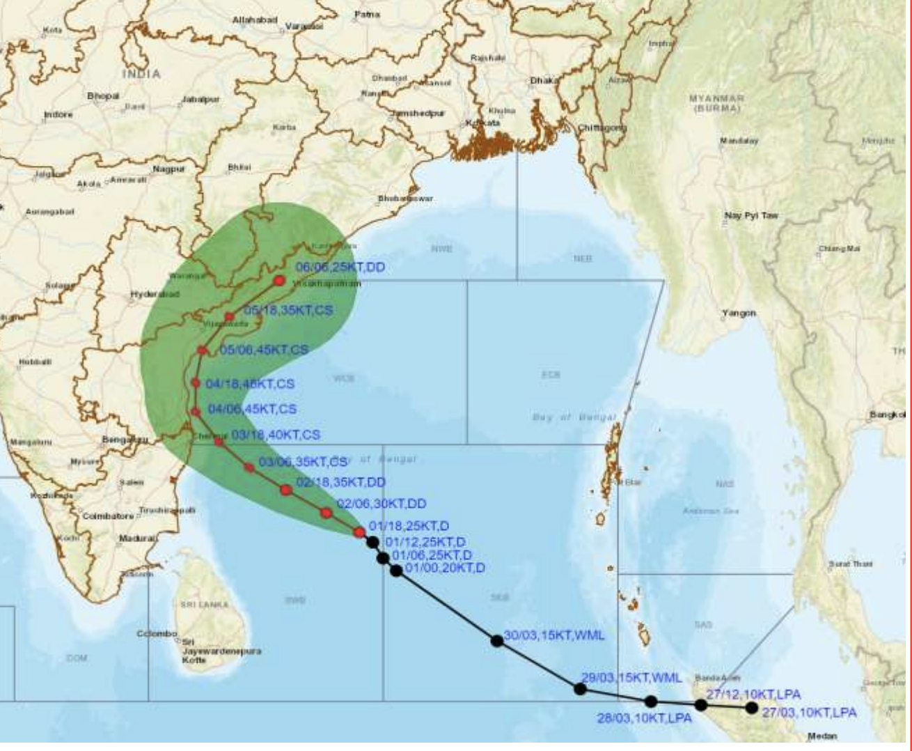 Cyclone Michaung Update: Pre-Cyclone Alert Issued For Andhra Pradesh ...